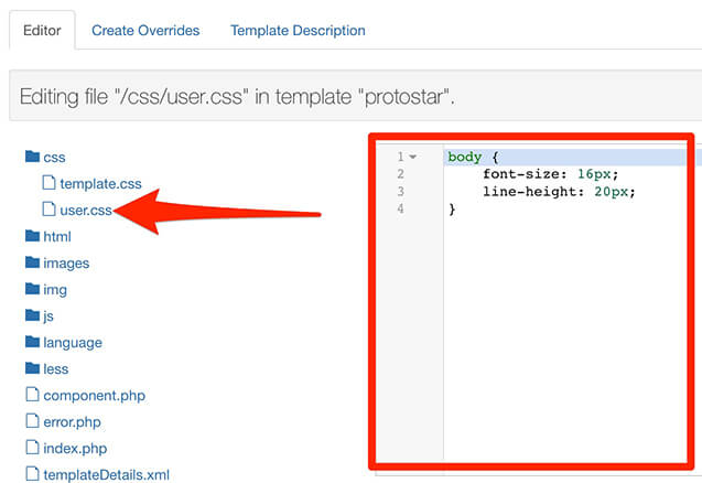 Load Custom CSS in Protostar Joomla Template